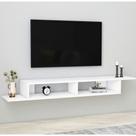 Rack suspenso suporte designer flutuante de parede em mdf resistente