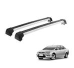 Rack Teto Alumínio Prata Focus Sedan (2010 A 2013)