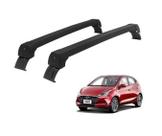 Rack Teto Alumínio Preto Hb20 Hatch 2020 em diante Rack Teto Alumínio Preto Hb20 Hatch 2020 em diante