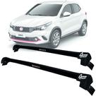 Rack Teto Aluminio Prime Fiat Argo 2017 até 24 Preto PR182