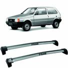 Rack Teto Aluminio Prime Fiat Uno 2pts 84/ 95 Prata PR002