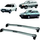 Rack Teto Aluminio Prime Fiat Uno 84 a 2014 2pts Prata PR002