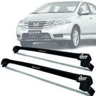Rack Teto Aluminio Prime Honda City 08 até 2013 Preto PR151 Rack Teto Aluminio Prime Honda City 08 até 2013 Preto PR151