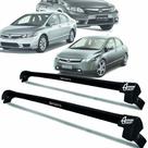 Rack Teto Aluminio Prime Honda Civic G8 G9 06/16 Preto PR152