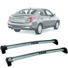 Rack Teto Aluminio Prime Nissan Versa 12 a 21 Prata PR087