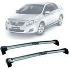 Rack Teto Aluminio Prime Toyota Corolla 08 a 14 Prata PR036