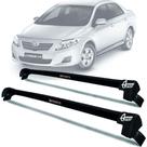 Rack Teto Aluminio Prime Toyota Corolla 08 a 14 Preto PR148