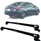 Rack Teto Aluminio Prime Toyota Yaris Sedan18/ 26 Pto PR232