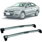 Rack Teto Aluminio Prime VW Virtus 2017 até 23 Prata PR098