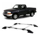 Rack Teto Bagageiro Frontier XE 2014 2015 2016 Colado Prata