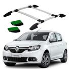 Rack Teto Bagageiro Sandero 2015 2016 2017 2018 Prata Colado