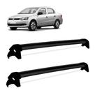 Rack Teto Bagageiro Voyage G5 2008 a 2012 Alumínio Preto