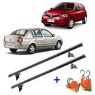 Rack Teto Clio Sedan E Hatch 4 Portas 2000 A 2015 + 2 Cintas
