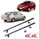Rack Teto Clio Sedan E Hatch 4 Prts 2000 A 2015 + 2 Elástico