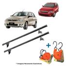 Rack Teto Corsa Premium Joy Maxx Sedan e Hatch + 2 Cintas