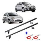 Rack Teto Fiesta Hatch E Sedan 2002 Até 2014 + 2 Elástico