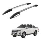 Rack Teto Longarina Hilux 2016 2017 2018 Cd Alumínio Polido