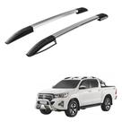 Rack Teto Longarina Hilux 2016 2017 2018 Cd Alumínio Polido