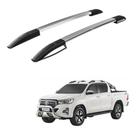 Rack Teto Longarina Hilux 2016 2017 2018 Cd Alumínio Polido