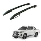 Rack Teto Longarina Hilux 2019 2020 2021 Cd Alumínio Preto