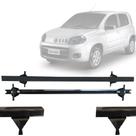 Rack Teto Roca Bagag 100kg Furar Fiat Uno Vivace 4Portas 196