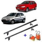 Rack Teto Suporte Fiat Palio 2 Portas 1996 A 2015 + 2 Cintas