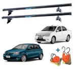 Rack Teto Toyota Etios Hatch E Sedan 2010 A 2021 + 2 Cintas