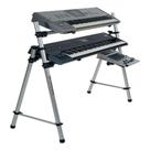 Rack Titanium Para Acomodar 2 Teclados Controlador Usb E Sintetizador 76 Teclas / 6 Oitavas