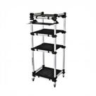 Rack Titanium Periférico RT150 Custom Ideal Para Acessórios de Palco Com Gaveta Para Teclado e Mouse