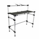 Rack Titanium RDJ CONTROL Ideal Para Controladora, Mixer, CDJs e Com Suporte Barra ''L''Para Notebook