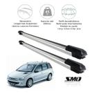 Rack Travessa de Teto Aluminio Preto Peugeot 206 e 207 Sw Wagon Escapade Rack Travessa de Teto Aluminio Preto Peugeot 206 e 207 Sw Wagon Escapade