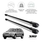 Rack Travessa de Teto Aluminio Preto Vw Parati Bolinha 1996 a 2013
