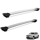 Rack Travessa de Teto Jeep Compass 2020 a 2022 Alumínio Prata