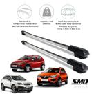 Rack Travessa de Teto Prata Aluminio Renault Sandero Stepway e Gm Captiva