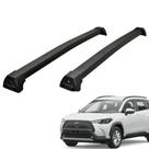 Rack Travessa de Teto Toyota Corolla Cross todos Preto em alumínio