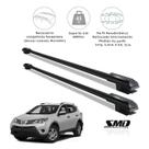 Rack Travessa de Teto Toyota Rav 4 2013 a 2018 Aluminio Preto