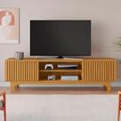 Rack Trunfo Candian Para Tv Até 70 Polegadas Jcm Movelaria Nature