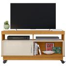 Rack Tv 50 Pol 121 cm 1 Porta Artur Cinamomo Off White MADETEC