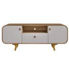 Rack Tv 55 Pol Noronha 2Porta 1G Cinamomo Off White Bechara