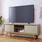 Rack Tv 65 Pol 164cm Bancada Para Sala Mylan M20 - D'rossi Cor Cumaru E Opala