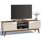 Rack TV Imcal Classic 180cm para Telas até 60 Polegadas com 2 Gavetas e Pés de Madeira Rack TV Imcal Classic 180cm para Telas até 60 Polegadas com 2 Gavetas e Pés de Madeira