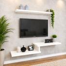 Rack Tv Suspenso R-55 Prateleira Grande Rack Tv Suspenso R-55 Prateleira Grande