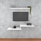 Rack Tv Suspenso R-55 Prateleira Grande