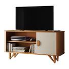 Rack Venice 120cm para TV até 50" com Pés em Madeira Maciça