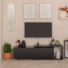 Rack Viga 2 PT Preto 160 cm