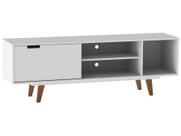 Rack Vintage Óregon Até 60 Polegadas 1 Porta Branco - Olivar Móveis