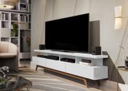 Rack Vivare Wood 1.8 GIGA Branco Acetinado