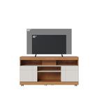 Rack Yara Para TV até 47 Polegadas Com 2 Portas de Giro Freijó/ Off White - Colibri Rack Yara Para TV até 47 Polegadas Com 2 Portas de Giro Freijó/ Off White - Colibri