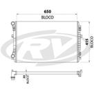 Radiador Audi A3 2014 a 2019 VISCONDE 12254