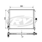 Radiador Duster 2011 a 2015 Visconde 12908